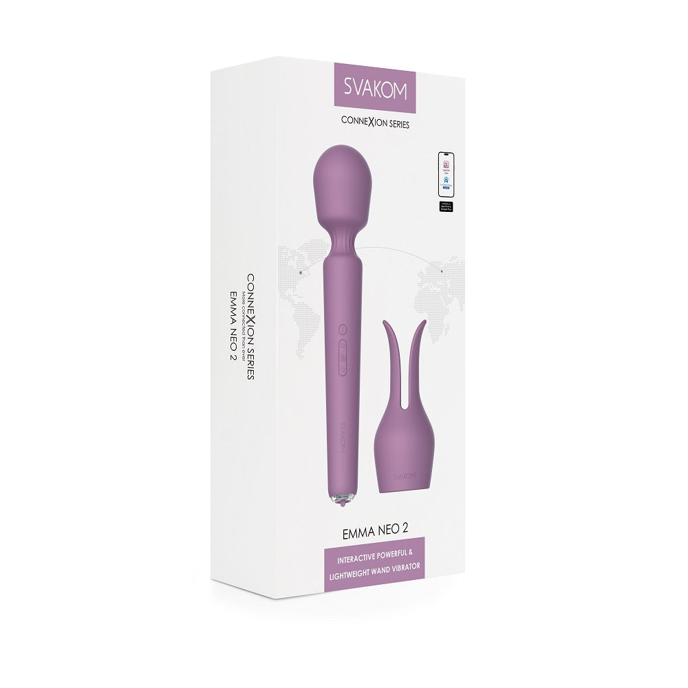 Svakom emma neo 2 wand vibrator - wand vibrators peaches and screams