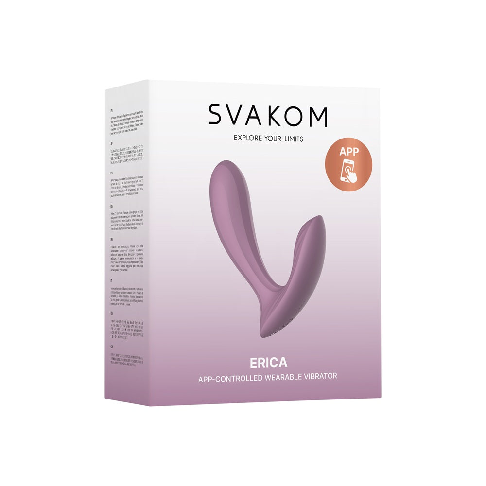 Svakom erica wearable vibrator with app control - remote vibrators peaches and screams