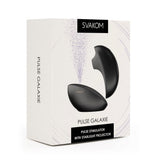 Svakom galaxie suction vibrator with mood projector midnight black - suction vibrators peaches and screams