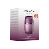 Svakom klitty dual action licking and suction toy - peaches and screams
