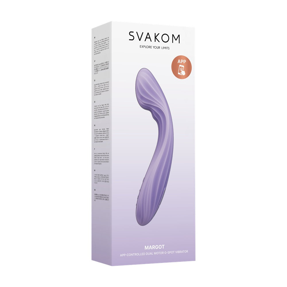 Svakom margot g-spot vibrator lilac svakom app - g-spot vibrators peaches and screams