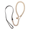 Taboom bondage collar and leash for bdsm power play - peaches and screams