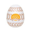 Tenga realistic feel clear egg masturbator - peaches and screams