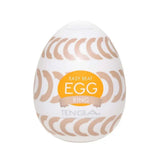 Tenga realistic feel clear egg masturbator - peaches and screams