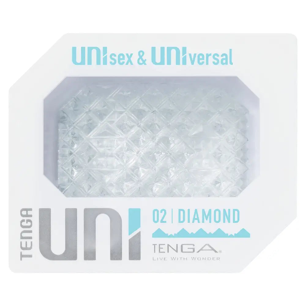 Tenga uni diamond sleeve masturbator for men - peaches and screams
