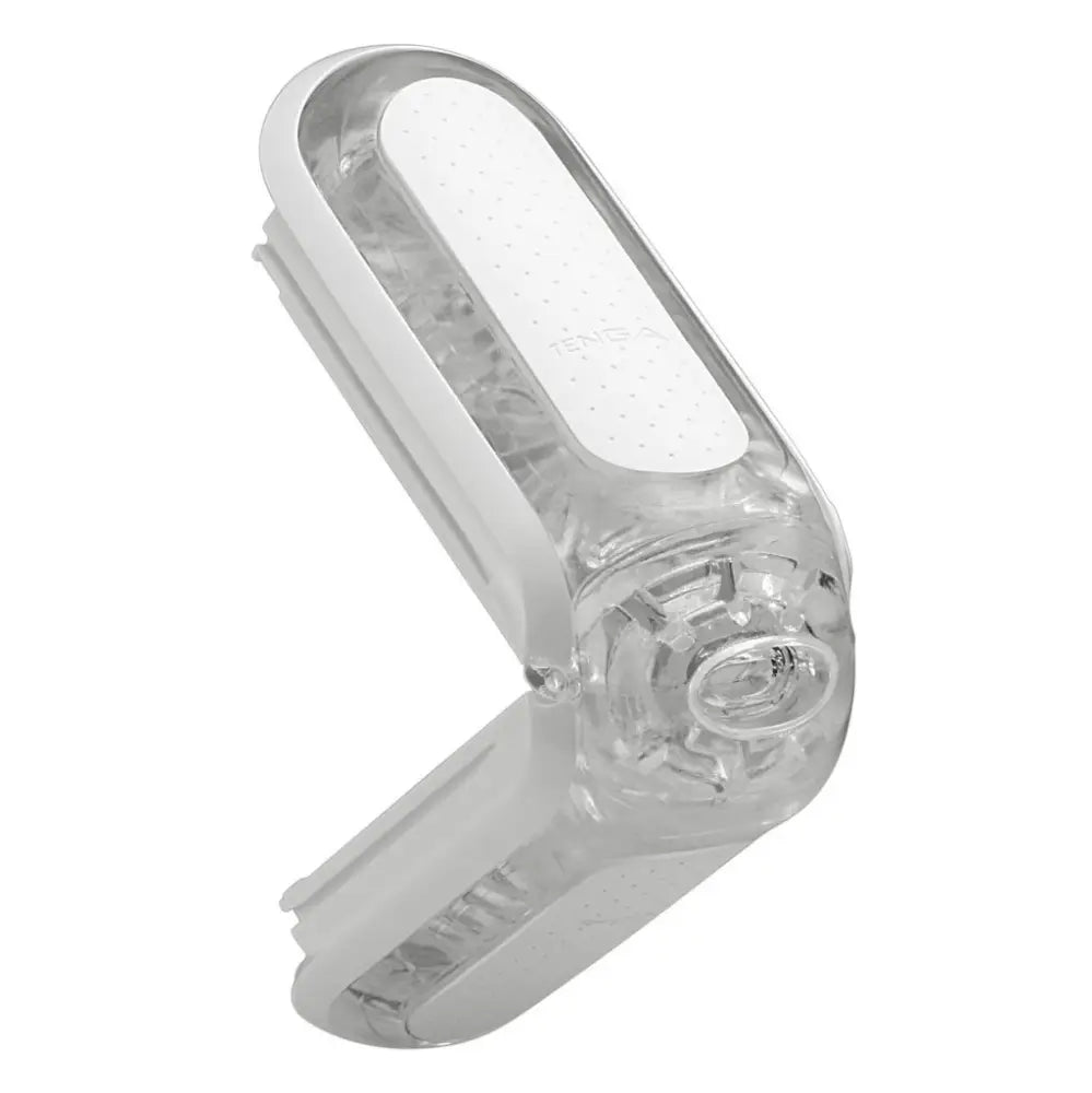 Tenga white realistic feel stretchy male masturbator stroker - peaches and screams