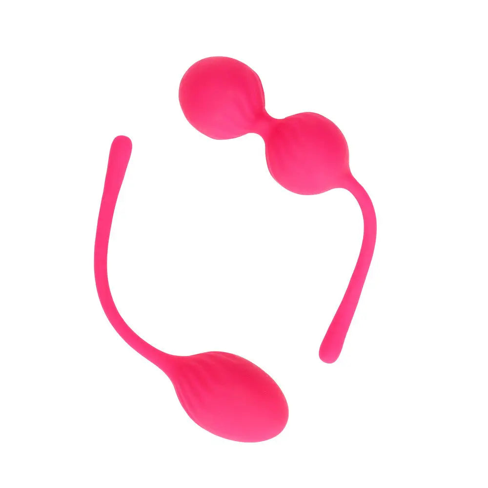 Thumping kegel ball set for pelvic floor training and pleasure - peaches and screams