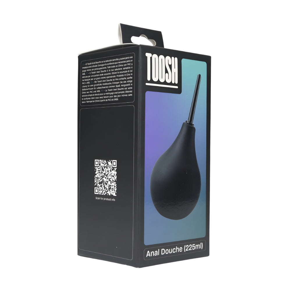 Toosh anal douche 225ml with enema bulb - douches and enemas peaches and screams