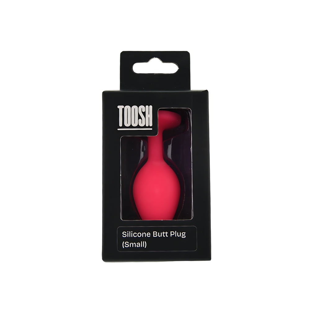 Toosh small pink butt plug with jewelled base - butt plugs peaches and screams