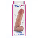 Toyjoy pvc flesh pink 8 inch realistic dildo with balls - peaches and screams