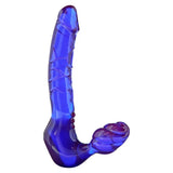Toyjoy pvc purple strapless strap on dildo 9 inch - peaches and screams