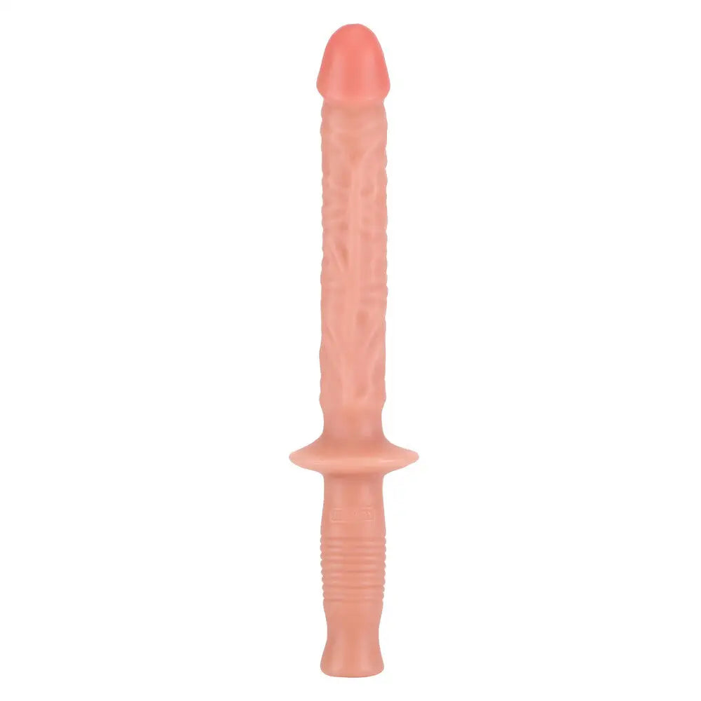 Toyjoy the manhandler 14.5 inch flesh pink dildo - peaches and screams