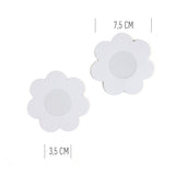 Wow boobs! Flower nipple pasties - clit and nipple clamps peaches and screams