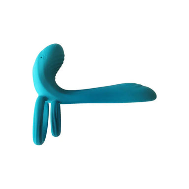 Xocoon Silicone Green Rechargeable Vibrating Cock Ring - Peaches and Screams