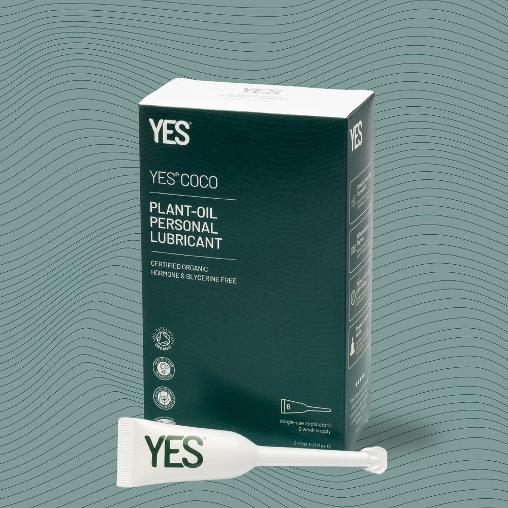 Yes coco coconut oil vaginal dryness lubricant 6x5ml - lubricant peaches and screams