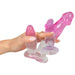 You2toys Pink Crystal Anal Training Set With Suction Cup - Peaches and Screams