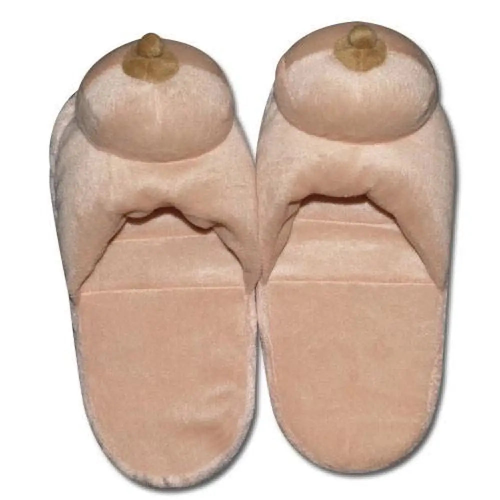 You2toys women breasts boob boobie slippers novelty gift - peaches and screams