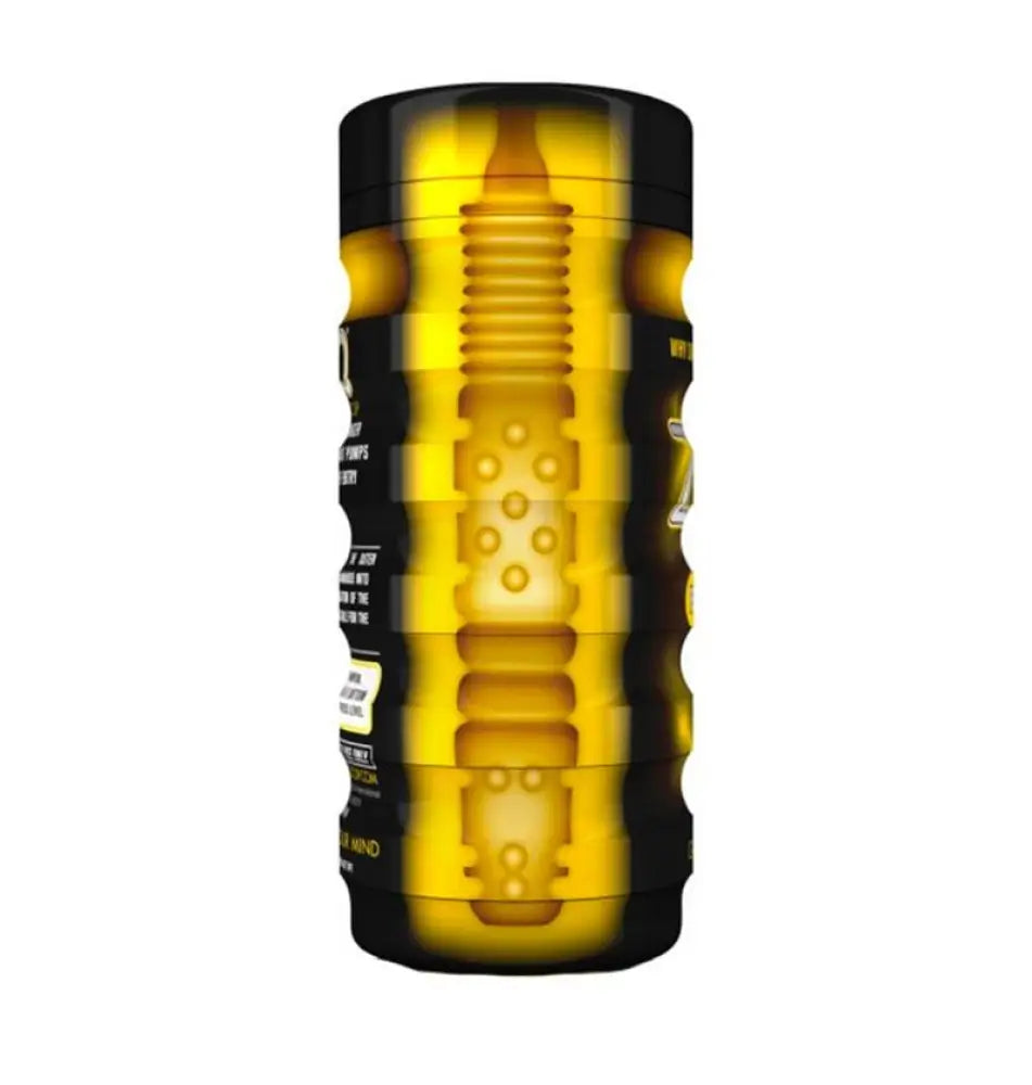 Zolo 6 inch masturbator cup with vaginal opening for men - peaches and screams