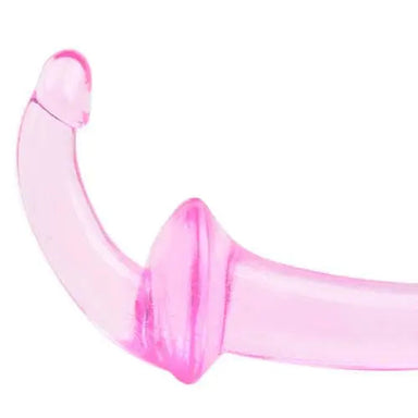 12 - inch Pink Large Strapless Double Strap On Dildo For Couples - Peaches and Screams