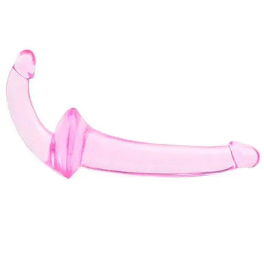 12 - inch Pink Large Strapless Double Strap On Dildo For Couples - Peaches and Screams