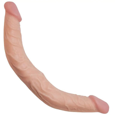13 - inch Realistic Flesh Double - ended Penis Dildo With Vein Detail - Peaches and Screams