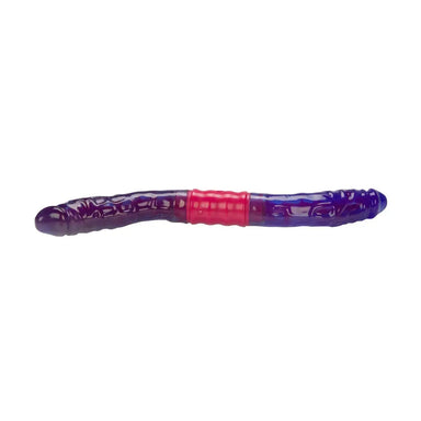 15 - inch Colt Jelly Purple Dual Vibrating Penis Dildo For Couples - Peaches and Screams