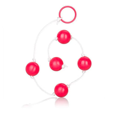 16-inch Colt Red Large Anal Beads With Easy-retrieve Ring - Peaches and Screams