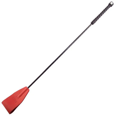 25 Inch Rouge Garments Red Leather Riding Crop - Peaches and Screams
