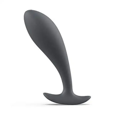 4.25 - inch Bswish Silicone Black Male Prostate Massager - Peaches and Screams