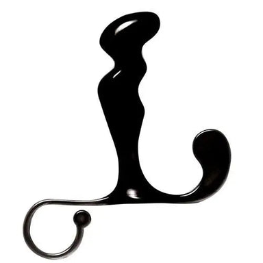 4.5-inch Black Curved Prostate Massager - Peaches and Screams