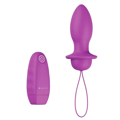 4 - inch Bswish Bfilled Purple Classic Remote Control Butt Plug - Peaches and Screams