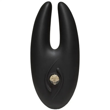 4 - inch Doc Johnson Silicone Black Rechargeable Mini Rabbit Vibrator - Peaches and Screams