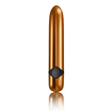5.25 - inch Rocks Off Gold Rechargeable Mini Vibrator With 10 - speeds - Peaches and Screams