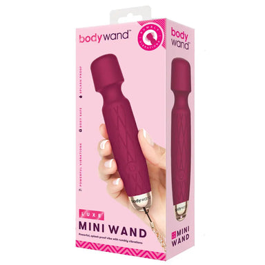 5.75 - inch Bodywand Silicone Pink Luxury Mini Wand Massager - Peaches and Screams
