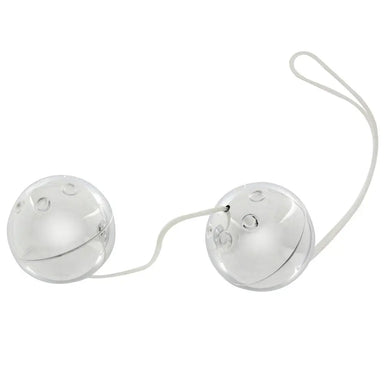 5 - inch Seven Creations Jiggly Silver Orgasm Balls - Peaches and Screams