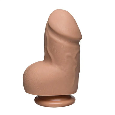 6.25-inch Flesh Pink Large Realistic Dildo With Suction Cup And Balls - Peaches and Screams