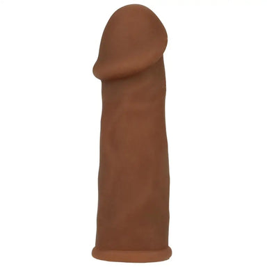 6-inch Colt Brown Penis Extender Sleeve For Him - Peaches and Screams