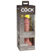 6 - inch Flesh Brown Massive Penis Dildo With Suction Cup Base - Peaches and Screams