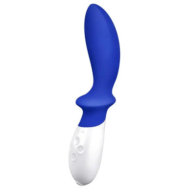 6 - mode Lelo Blue Luxury Vibrating Prostate Massager - Peaches and Screams