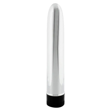 7.5 - inch Seven Creations Silver Multi Speed Bullet Vibrator - Peaches and Screams