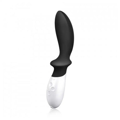 7.75 - inch Lelo Silicone Black Rechargeable Prostate Massager - Peaches and Screams