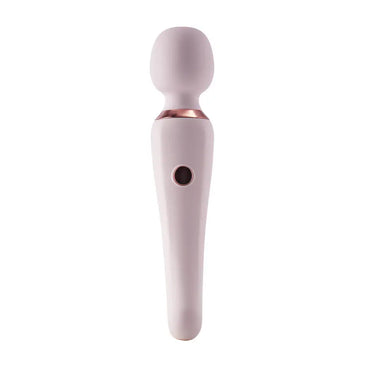 7 - inch Dream Toys Silicone Pink Rechargeable Bodywand Massager - Peaches and Screams