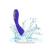 8.5 - inch Colt Silicone Purple Estim Rechargeable Wand Massager - Peaches and Screams