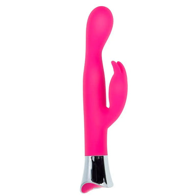 8.75 - inch Pink Rabbit G - spot And Clit Vibrator With 7 Modes - Peaches and Screams