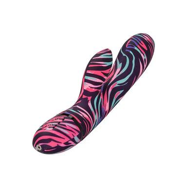 8 - inch Colt Silicone Pink Rechargeable Dual Wand Vibrator - Peaches and Screams