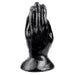 9 - inch Massive Black Hand Dildo With Suction Cup Base - Peaches and Screams