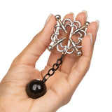Colt stainless steel silver 4 point weighted nipple press - peaches and screams