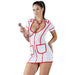 Cottelli Costumes White And Red Nurses Dress With Zip - Large - Peaches and Screams