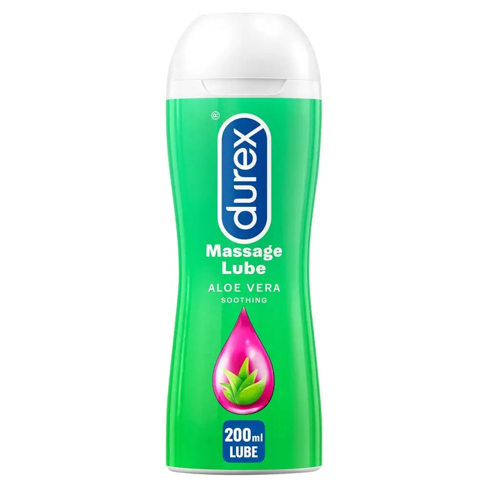 Durex Aloe Vera Soothing Water-based Massage Lube 200ml - Peaches and Screams