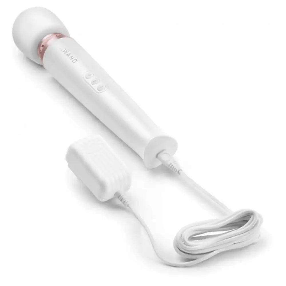 Le wand rechargeable 10 speed vibrating wand massaging vibrator - peaches and screams